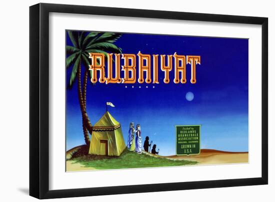 Rubaiyat Brand-null-Framed Art Print