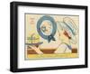 Ruban Bleu Margarine-null-Framed Giclee Print