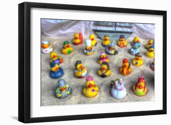 Rubber Duckies-Robert Goldwitz-Framed Giclee Print