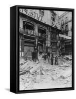 Rubble in the Main Street, Palma, Majorca, Spain, Spanish Civil War, C1936-null-Framed Stretched Canvas