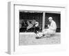 Rube Marquard & Rube Jr., Brooklyn Dodgers, Baseball Photo - New York, NY-Lantern Press-Framed Art Print