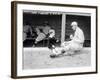 Rube Marquard & Rube Jr., Brooklyn Dodgers, Baseball Photo - New York, NY-Lantern Press-Framed Art Print