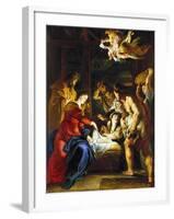 Rubens: Adoration, C1608-Peter Paul Rubens-Framed Giclee Print