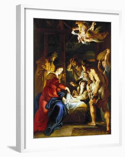 Rubens: Adoration, C1608-Peter Paul Rubens-Framed Giclee Print