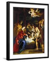 Rubens: Adoration, C1608-Peter Paul Rubens-Framed Giclee Print