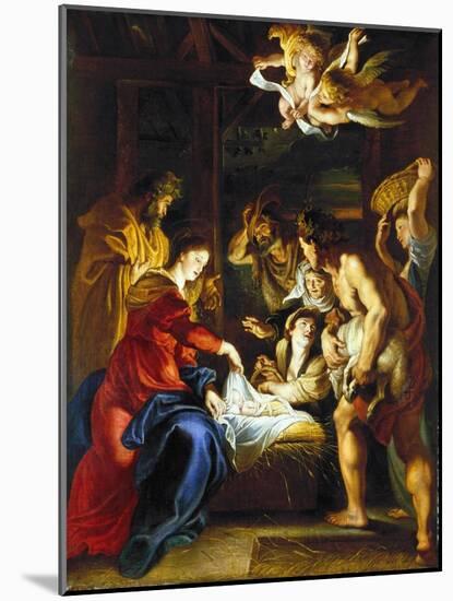 Rubens: Adoration, C1608-Peter Paul Rubens-Mounted Giclee Print