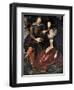 Rubens and Isabella Brant in the Honeysuckle Bower-Peter Paul Rubens-Framed Art Print