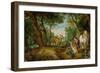 Rubens and Peter Brueghel the Younger: The Vision of Saint Hubertus-Peter Paul Rubens-Framed Giclee Print