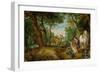 Rubens and Peter Brueghel the Younger: The Vision of Saint Hubertus-Peter Paul Rubens-Framed Giclee Print