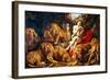 Rubens: Daniel and Lions Den-Peter Paul Rubens-Framed Giclee Print