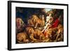 Rubens: Daniel and Lions Den-Peter Paul Rubens-Framed Giclee Print