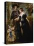 Rubens, His Wife Helena Fourment and Their Son Frans, c.1635-Peter Paul Rubens-Stretched Canvas