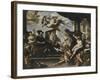 Rubens Painting the Allegory of Peace-Luca Giordano-Framed Giclee Print