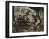 Rubens Painting the Allegory of Peace-Luca Giordano-Framed Giclee Print