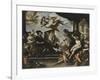 Rubens Painting the Allegory of Peace-Luca Giordano-Framed Giclee Print