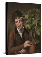 Rubens Peale with a Geranium, 1801-Rembrandt Peale-Stretched Canvas