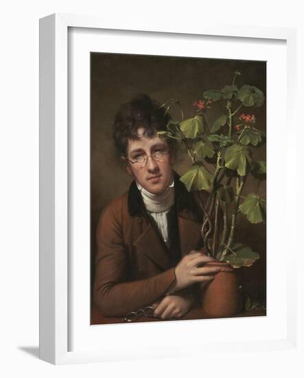 Rubens Peale with a Geranium, 1801-Rembrandt Peale-Framed Giclee Print