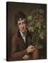 Rubens Peale with a Geranium, 1801-Rembrandt Peale-Stretched Canvas