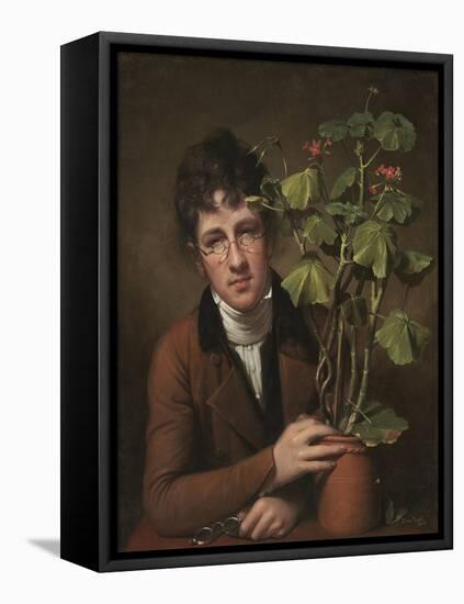 Rubens Peale with a Geranium, 1801-Rembrandt Peale-Framed Stretched Canvas