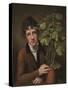 Rubens Peale with a Geranium, 1801-Rembrandt Peale-Stretched Canvas