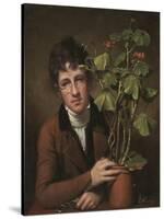 Rubens Peale with a Geranium, 1801-Rembrandt Peale-Stretched Canvas