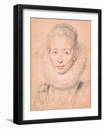 Rubens's Daughter Clara Serena (So Named Maid of Honor of Infanta Isabella)-null-Framed Giclee Print