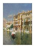 A Venetian Canal Scene-Rubens Santoro-Framed Giclee Print