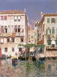 A Venetian Canal with the Scuola Grande Di San Marco and Campo San Giovanni E Paolo, Venice-Rubens Santoro-Giclee Print
