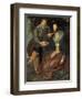 Rubens Und Isabella Brant in a Honeysuckle Bower, about 1609-Peter Paul Rubens-Framed Giclee Print