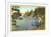 Rubicon Point, Lake Tahoe, California-null-Framed Premium Giclee Print