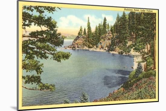 Rubicon Point, Lake Tahoe, California-null-Mounted Art Print