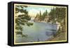 Rubicon Point, Lake Tahoe, California-null-Framed Stretched Canvas