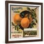 Rubidoux Brand - California - Citrus Crate Label-Lantern Press-Framed Art Print