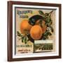 Rubidoux Brand - California - Citrus Crate Label-Lantern Press-Framed Art Print