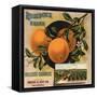 Rubidoux Brand - California - Citrus Crate Label-Lantern Press-Framed Stretched Canvas