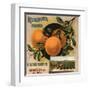 Rubidoux Brand - California - Citrus Crate Label-Lantern Press-Framed Art Print