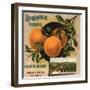 Rubidoux Brand - California - Citrus Crate Label-Lantern Press-Framed Art Print