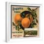 Rubidoux Brand - California - Citrus Crate Label-Lantern Press-Framed Art Print