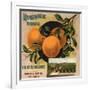 Rubidoux Brand - California - Citrus Crate Label-Lantern Press-Framed Art Print