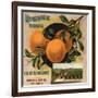 Rubidoux Brand - California - Citrus Crate Label-Lantern Press-Framed Art Print