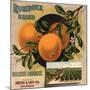 Rubidoux Brand - California - Citrus Crate Label-Lantern Press-Mounted Art Print