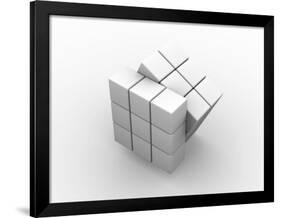 Rubik's Cube, Artwork-PASIEKA-Framed Photographic Print