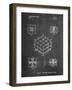 Rubik's Cube Patent-Cole Borders-Framed Art Print