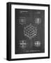 Rubik's Cube Patent-Cole Borders-Framed Art Print