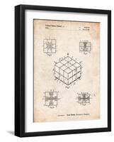 Rubik's Cube Patent-Cole Borders-Framed Art Print