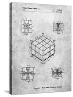 Rubik's Cube Patent-Cole Borders-Stretched Canvas