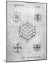 Rubik's Cube Patent-Cole Borders-Mounted Art Print