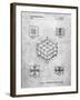 Rubik's Cube Patent-Cole Borders-Framed Art Print