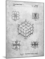 Rubik's Cube Patent-Cole Borders-Mounted Art Print