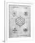 Rubik's Cube Patent-Cole Borders-Framed Art Print